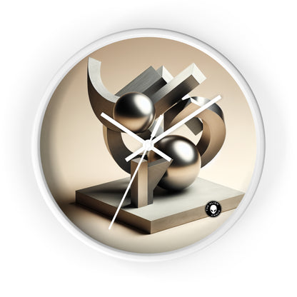 "Harmony in Nature: A Modernist Interpretation" - The Alien Wall Clock Modernist Sculpture