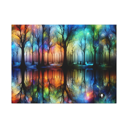 "Enchanted Rainbow Woods" - The Alien Canva