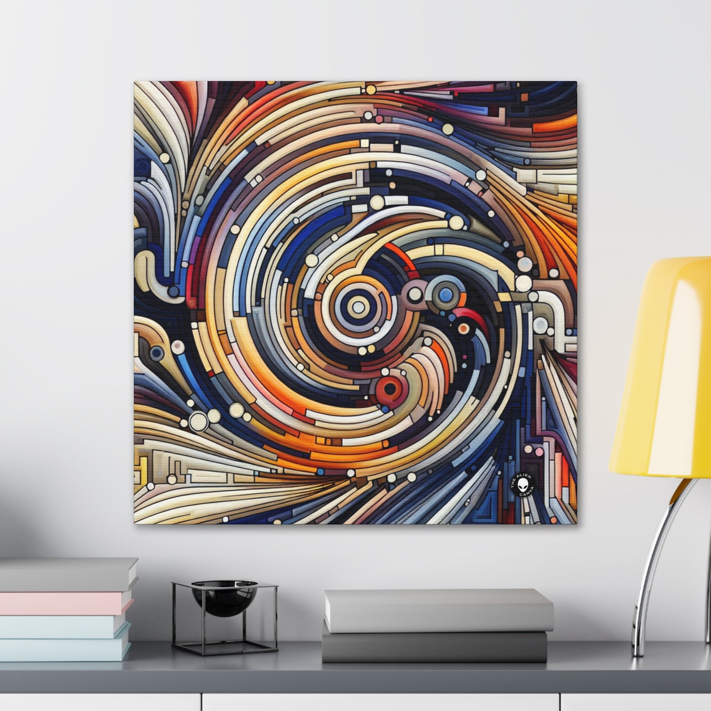 "Fluid Motion: A Kinetic Art Tribute to Oceanic Harmony" - The Alien Canva Kinetic Art