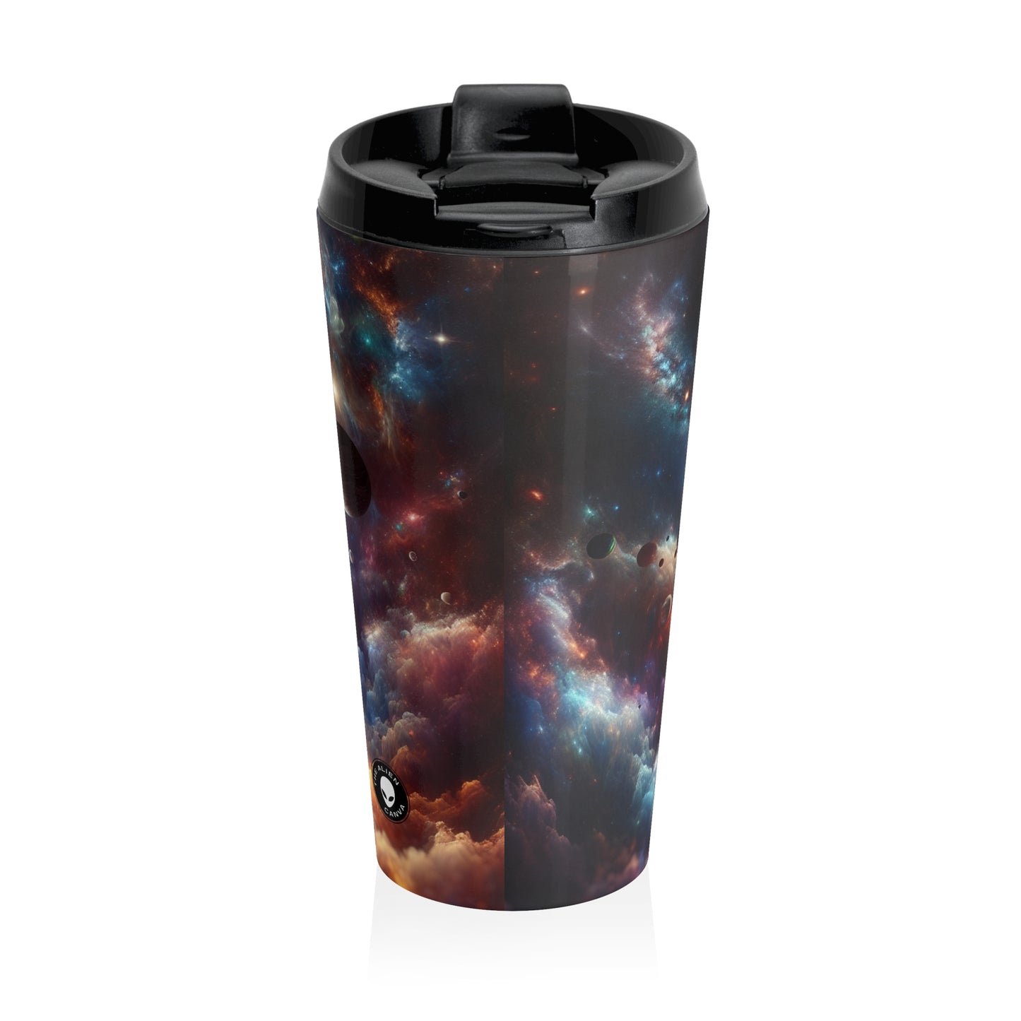 "Galactic Symphony" - The Alien Stainless Steel Travel Mug