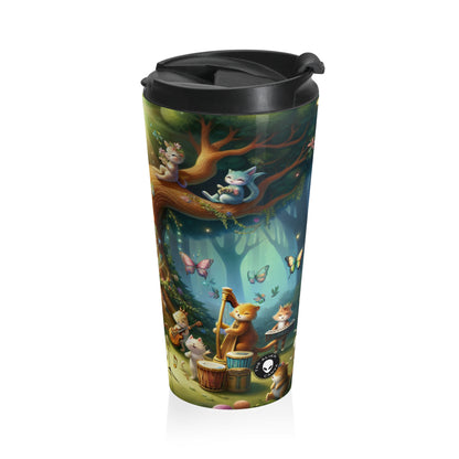 "Enchanted Forest Jam" - The Alien Stainless Steel Travel Mug