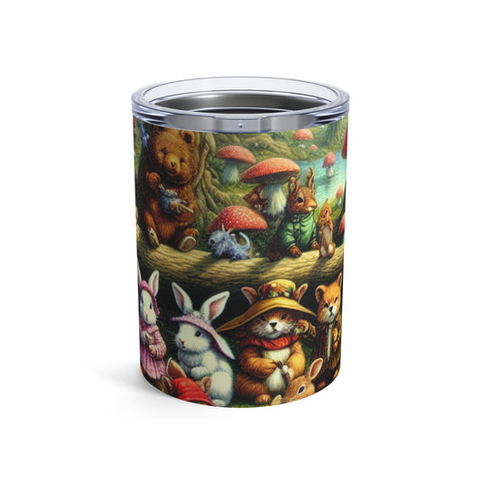 "Pique-nique dans la forêt fantastique : Défilé de mode animale" - The Alien Tumbler 10oz