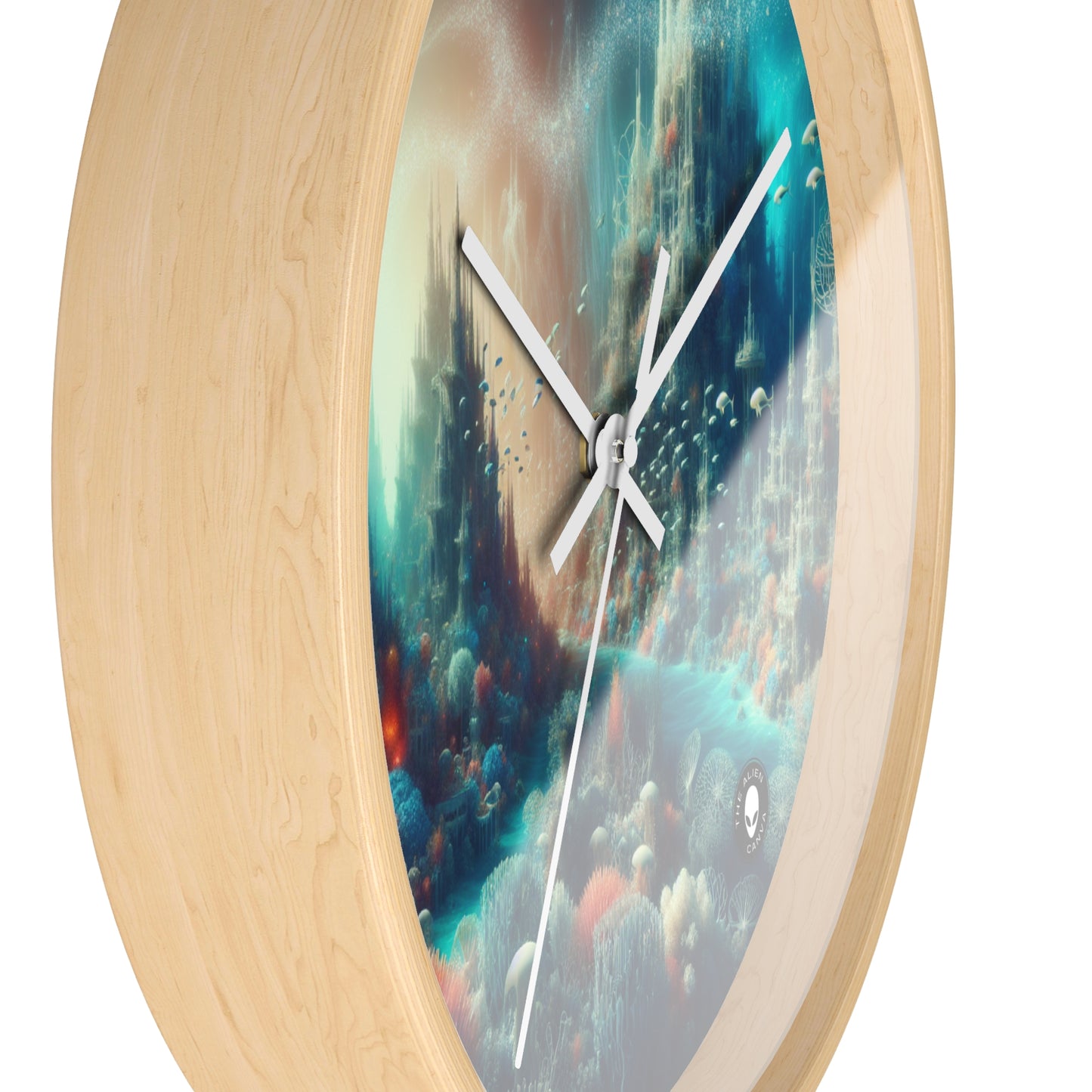 "Deep Sea Dreamscape" - The Alien Wall Clock