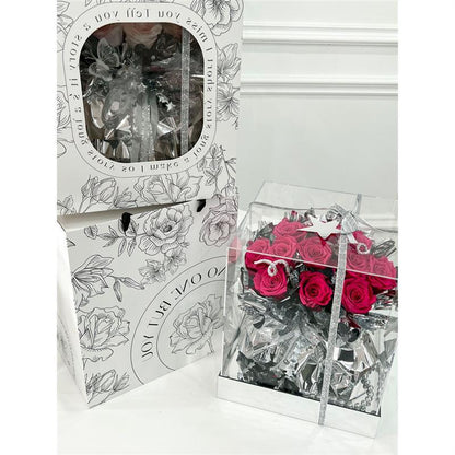 Preserved  Flower Goddess Festival Gift ROSE Aurora ROSE Flower Box