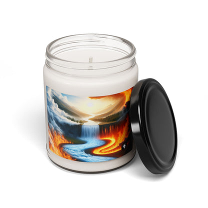 "Fusion of Elements: Harmony in Contrast" - The Alien Scented Soy Candle 9oz