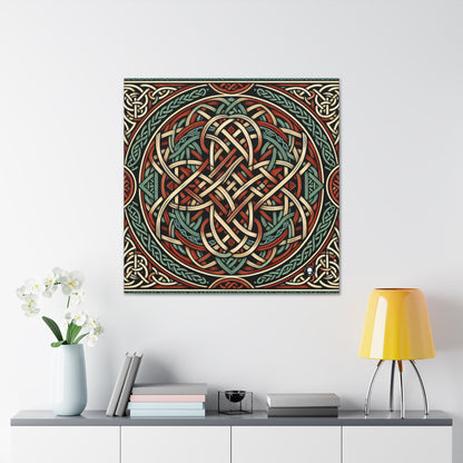 "Majestic Celtic Vision: una fascinante obra de arte inspirada en los acantilados de Moher" - The Alien Canva Celtic Art