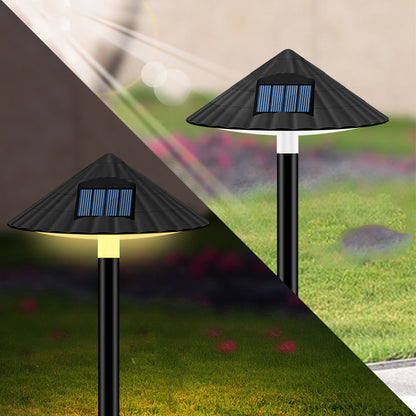 Luces solares para sombrilla de césped, Control de enchufe Solar, lámparas de carretera inteligentes, paisaje de exterior, decoración de jardín, luces de setas