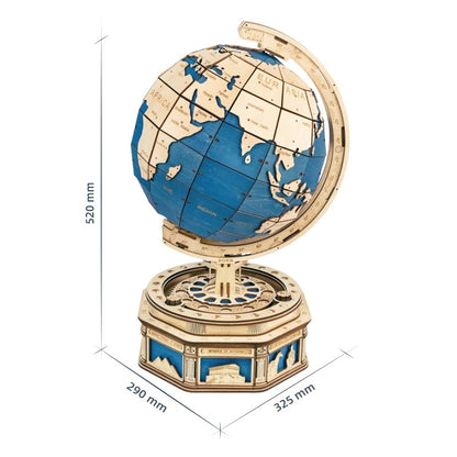 Robotime globo terráqueo 567 Uds. Juegos de rompecabezas de madera 3D mapa del océano bola montar modelo juguetes Xms regalo para niños Dropshipping