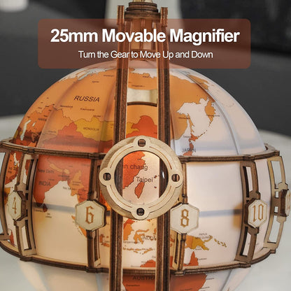 Rokr Globe lumineux 3D en bois, 180 pièces, Kits de blocs de construction, jouet, offre spéciale