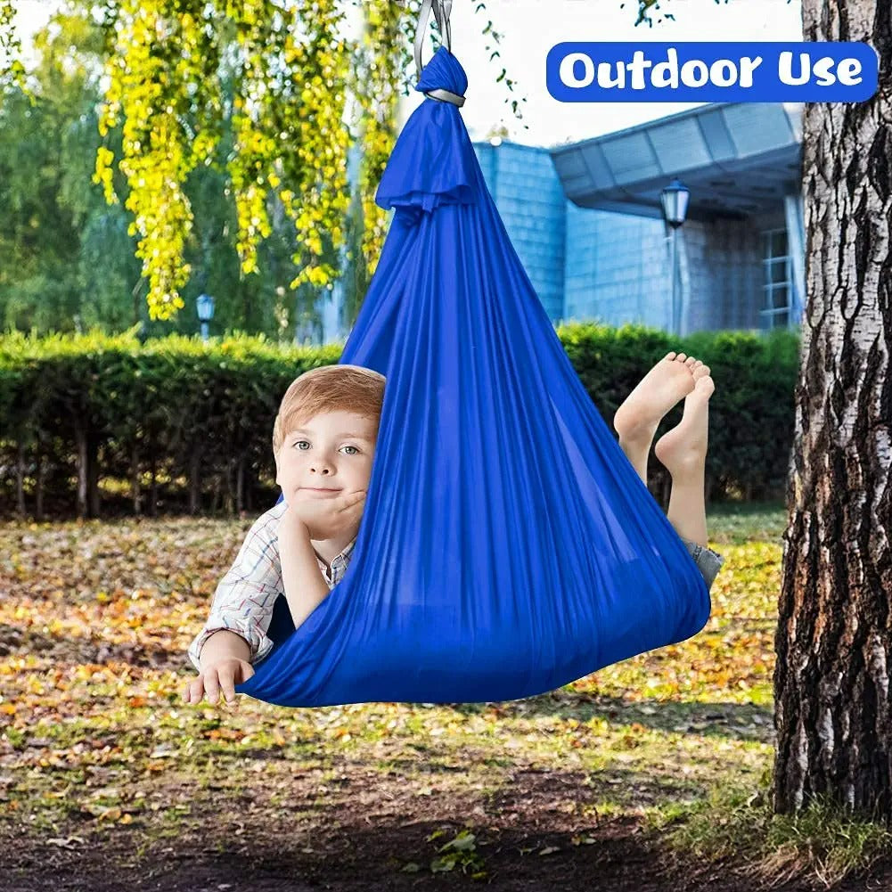 Therapy Swing For Kids With Special Needs -Hardware Included-Sensory Swing Cuddle Swing Indoor Outdoor Kids Swing Adjustable Hammock For Children With Autism