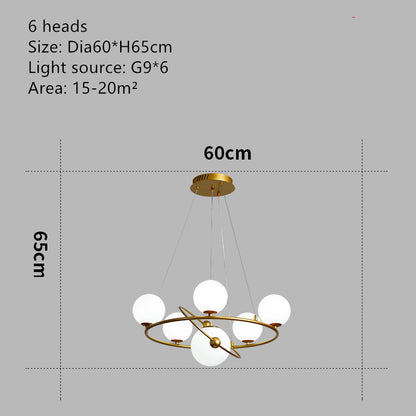 Lustre de mode créatif de personnalité de salle à manger pour enfants minimaliste moderne