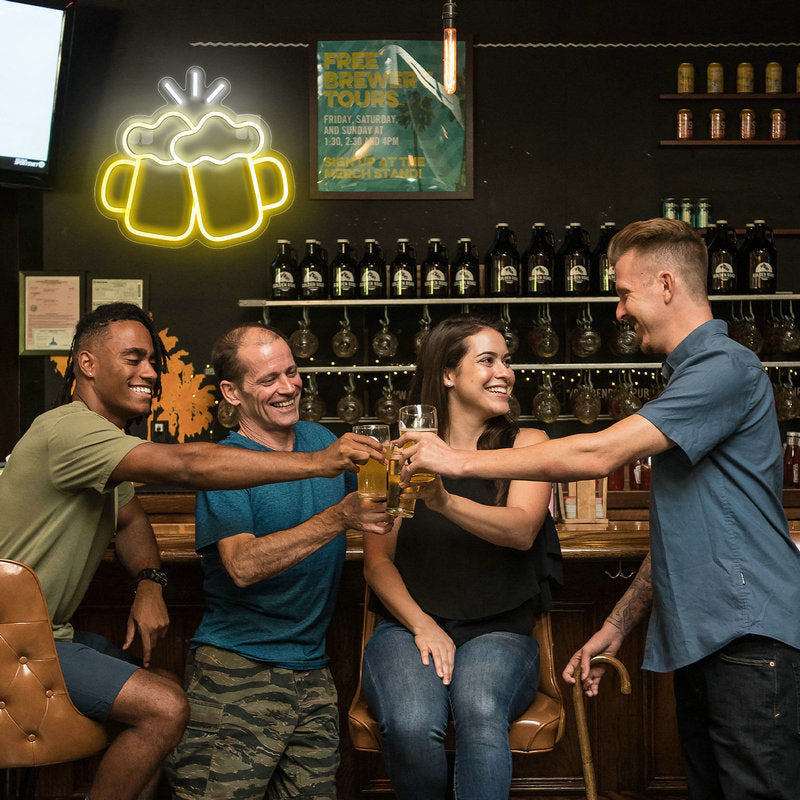 Bar Beer Cheers Luces decorativas LED de neón