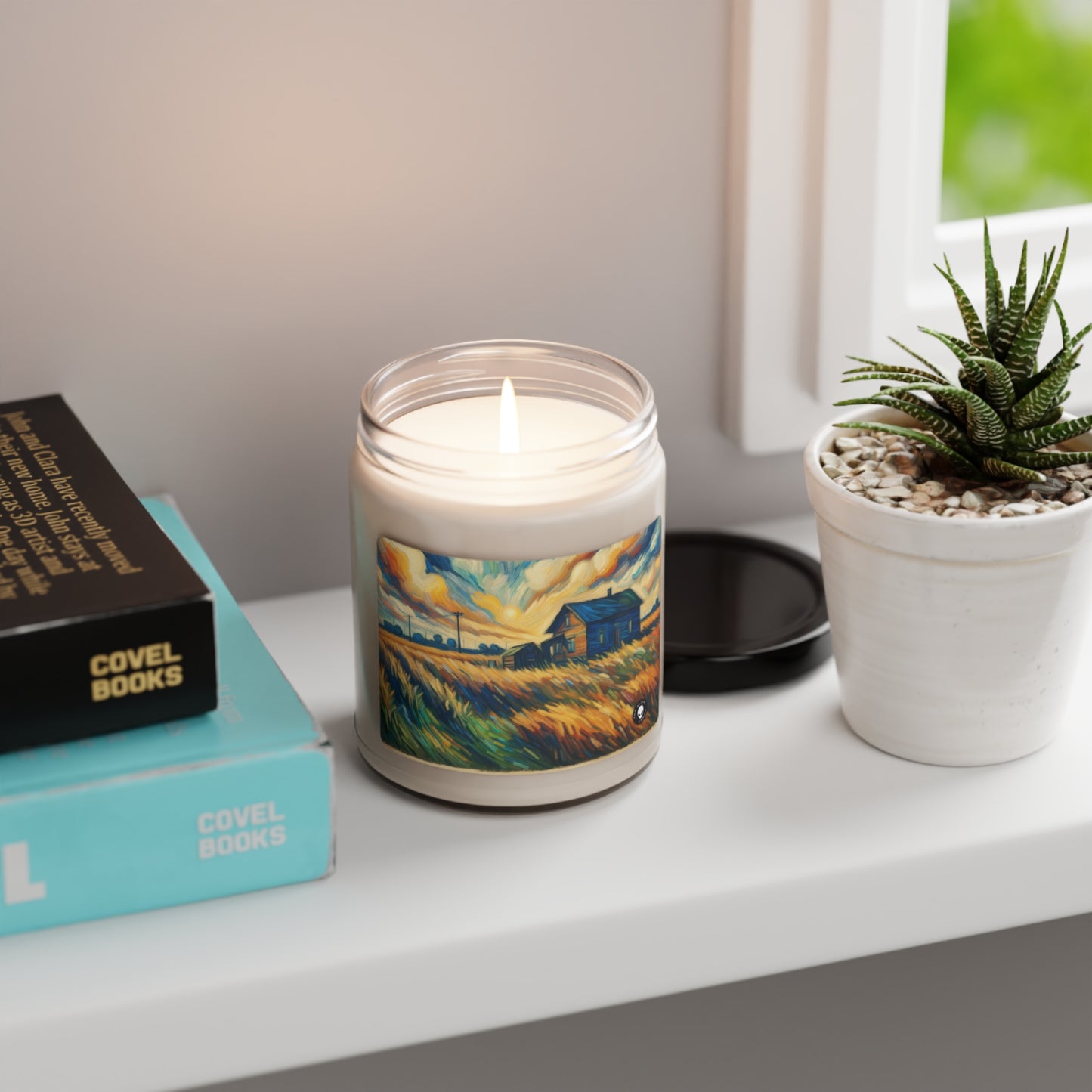 "Desconexión digital: una exploración estuckista de la adicción a la tecnología" - The Alien Scented Soy Candle 9oz Stuckism