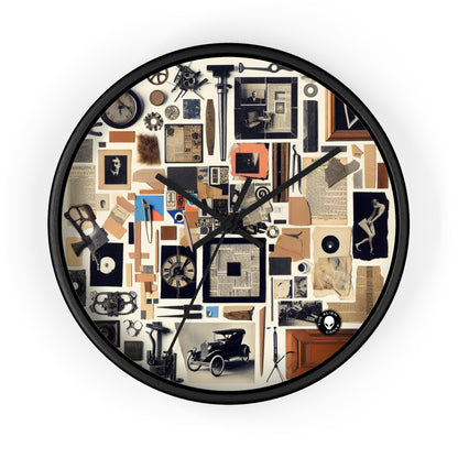 "Chaos in Modernity: A Journey to Meaning" - The Alien Wall Clock Dadaism