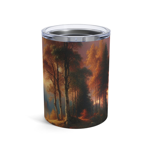 "Whispers of Love in the Enchanted Forest" - The Alien Tumbler 10oz Romanticism