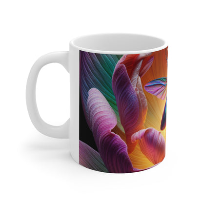 "La beauté de la nature : une mosaïque d'insectes hyperréaliste" - La tasse en céramique Alien 11oz Hyperréalisme