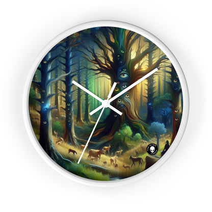 "Watchful Forest: The Trees with Eyes" - The Alien Wall Clock