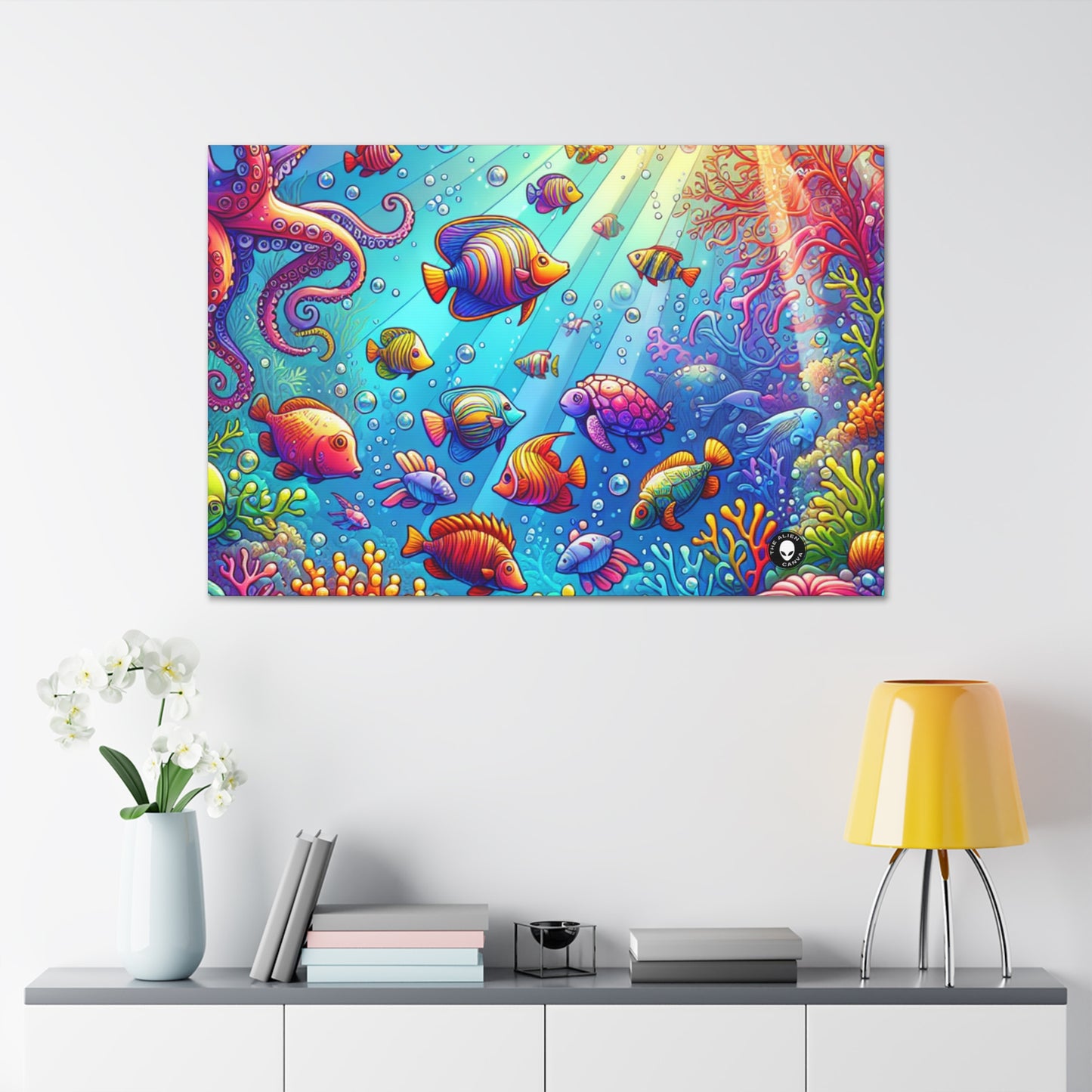 "Seaside Soiree: A Dance Party Under the Sea" - The Alien Canva