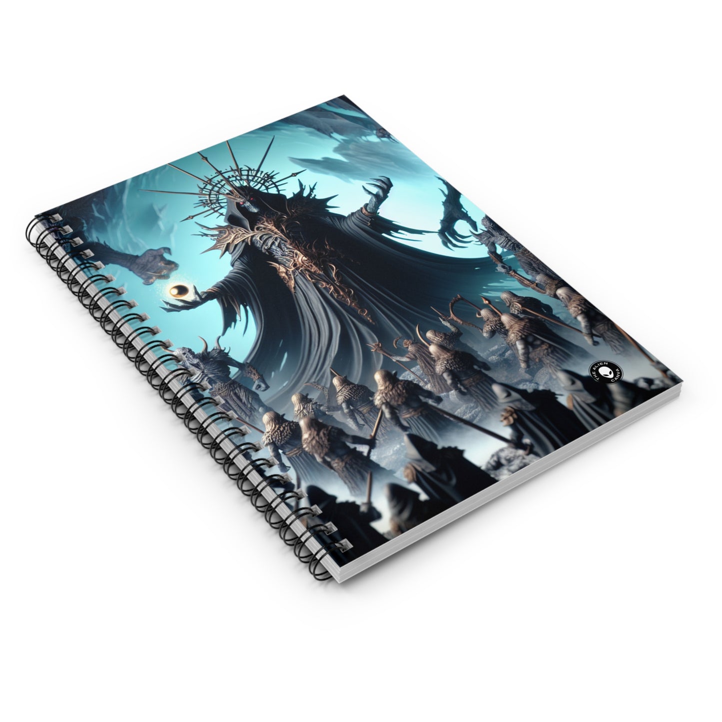 "The Battle for the One Ring" - The Alien Spiral Notebook (Ruled Line)