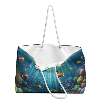 "Beneath the Waves: Treasure in the Coral Reef" - The Alien Weekender Bag