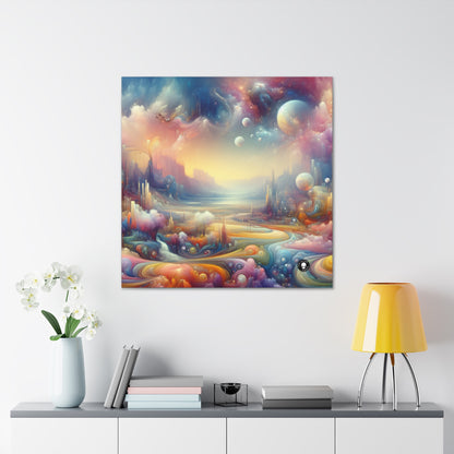 "Dreamscape Delights: A Surreal Painting" - The Alien Canva