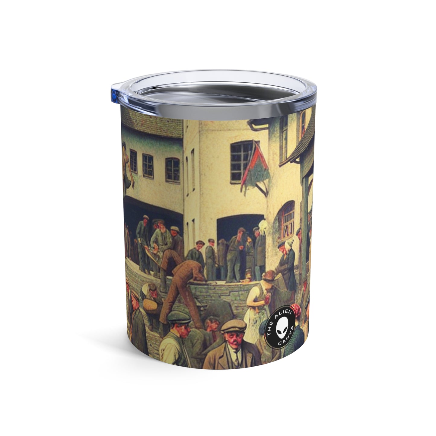 « Nettoyage communautaire : restaurer ensemble la beauté urbaine » - The Alien Tumbler 10oz Social Realism