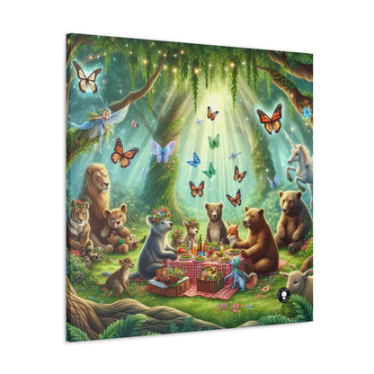 "Enchanted Forest Picnic" - The Alien Canva