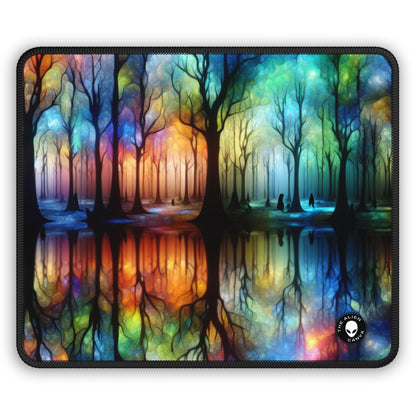 « Enchanted Rainbow Woods » – Le tapis de souris de jeu Alien