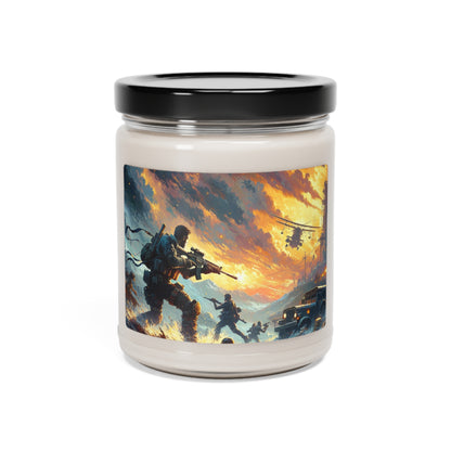 "Recreating a Game-themed Masterpiece" - The Alien Scented Soy Candle 9oz Video Game Art Style