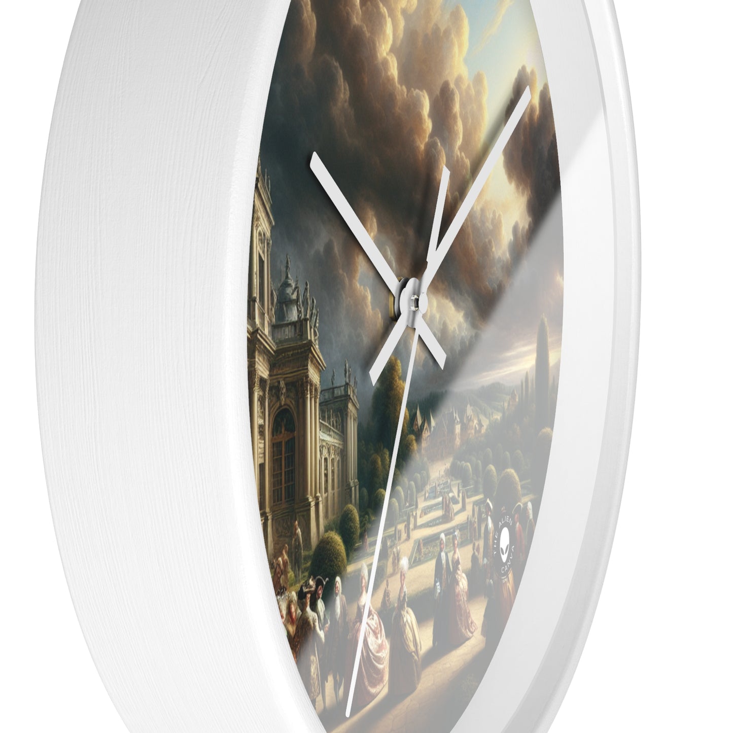 "Royal Banquet in a Baroque Palace" - The Alien Wall Clock Baroque