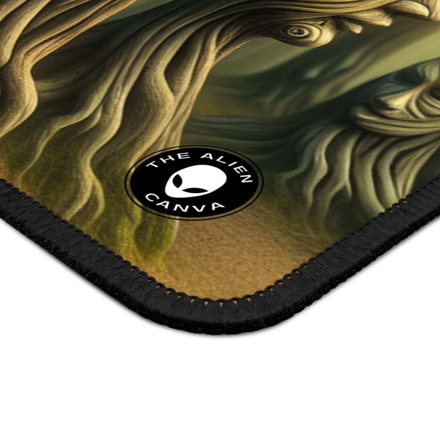 "Whispering Trees: Secrets of the Mystic Forest" - The Alien Gaming Mouse Pad