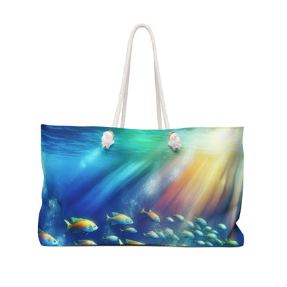 "Sinfonía submarina: serenidad en los arrecifes de coral" - The Alien Weekender Bag