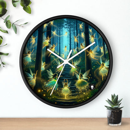 Enchanted Night: Firefly Dance - The Alien Wall Clock