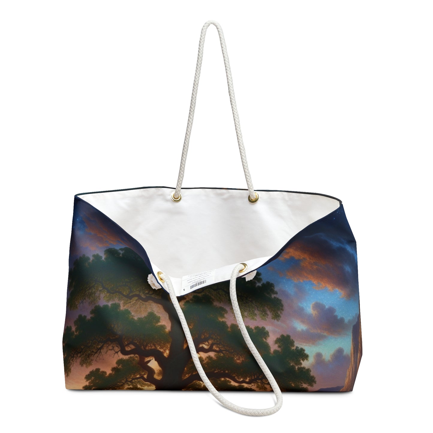 "The Storm's Embrace: A Romantic Landscape" - The Alien Weekender Bag Romanticism