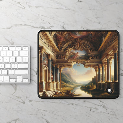 "A Neo-Renaissance Odyssey: A Modern Panorama" - The Alien Gaming Mouse Pad Renaissance Art