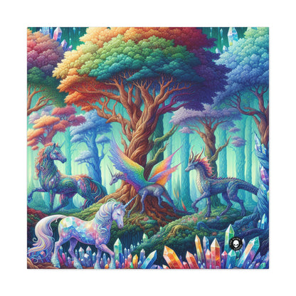 "Crystal Forest: Realm of Mythical Beings" - The Alien Canva