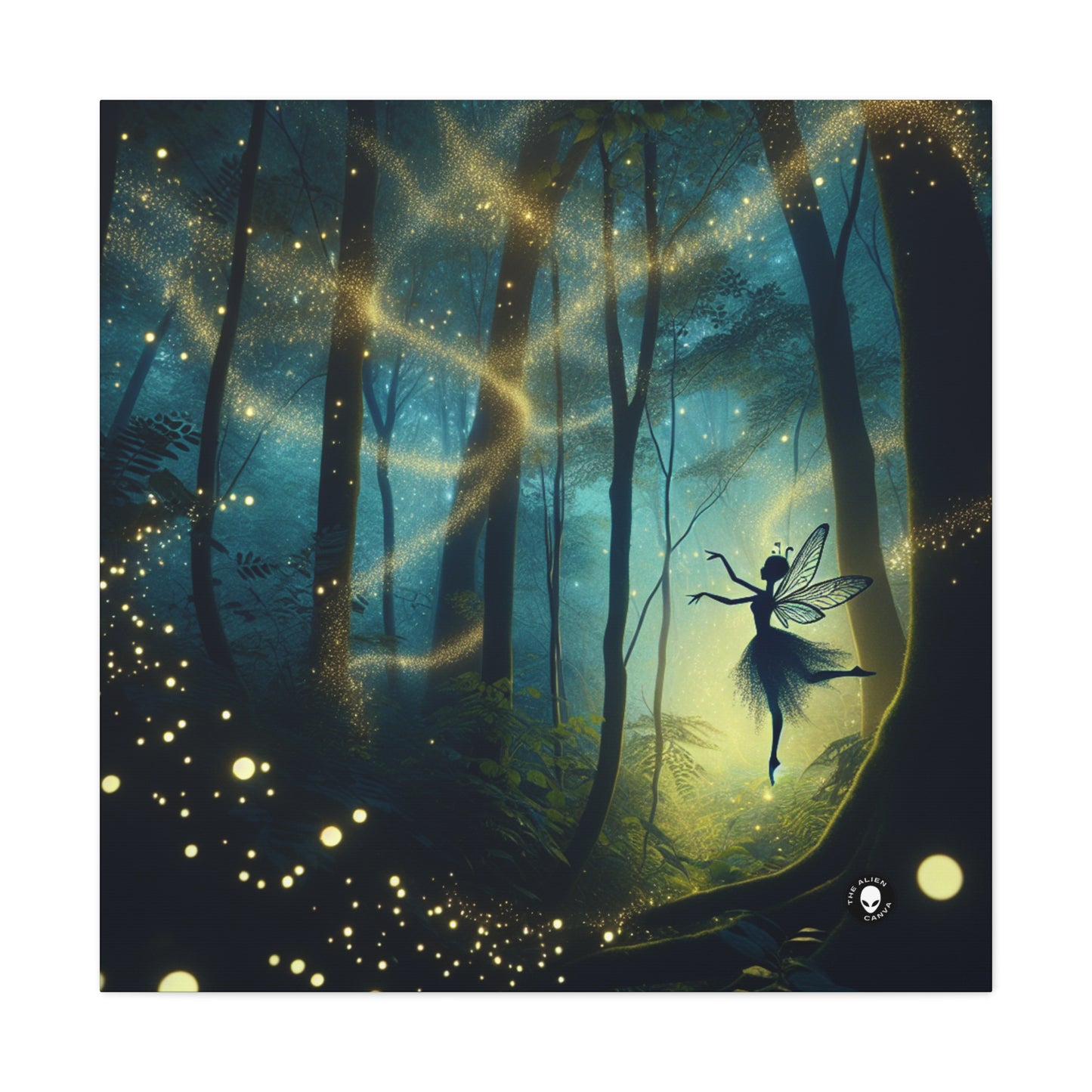 "Enchanted Forest: Firefly Dance" - The Alien Canva