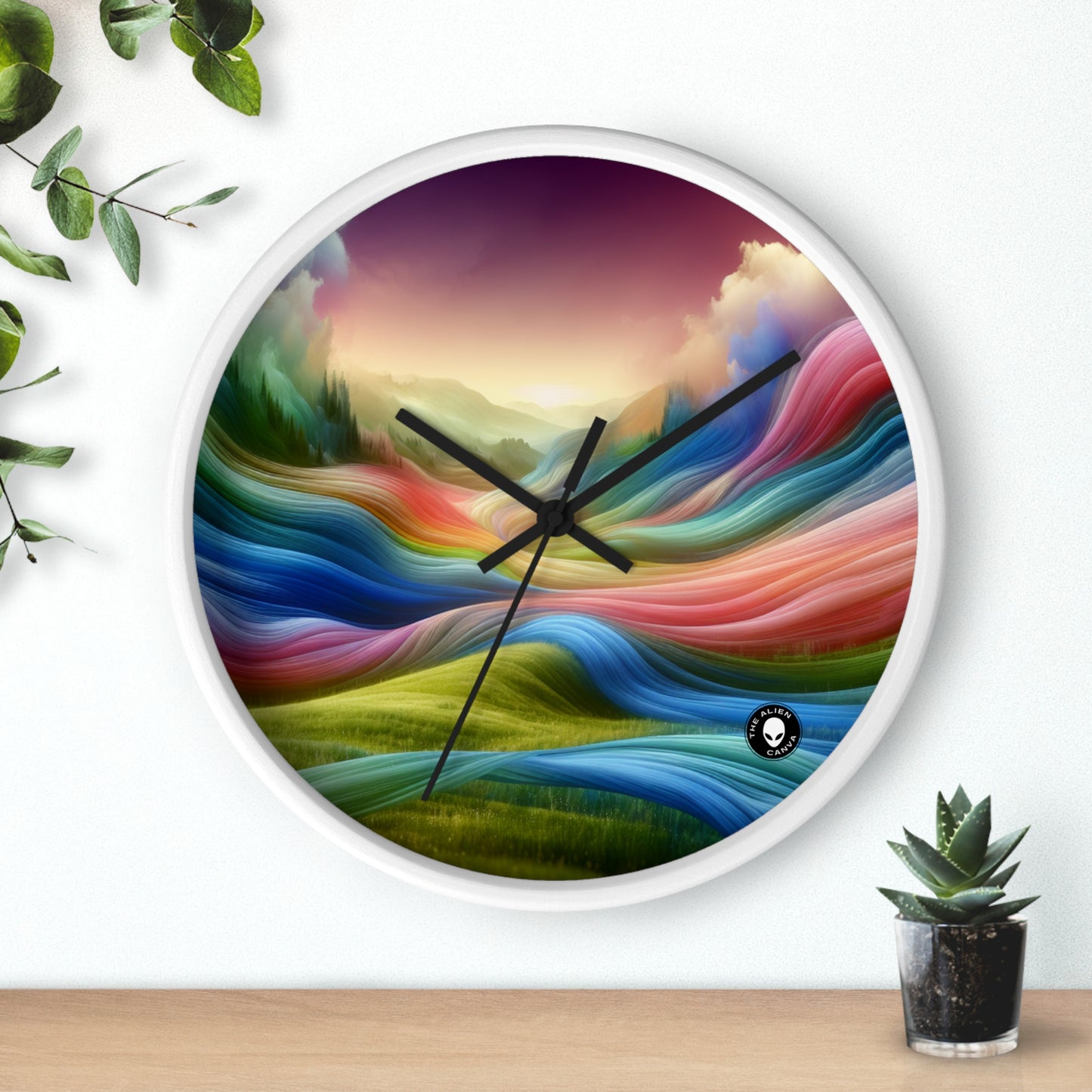 "Emotionally Charged Dreamscape" - The Alien Wall Clock