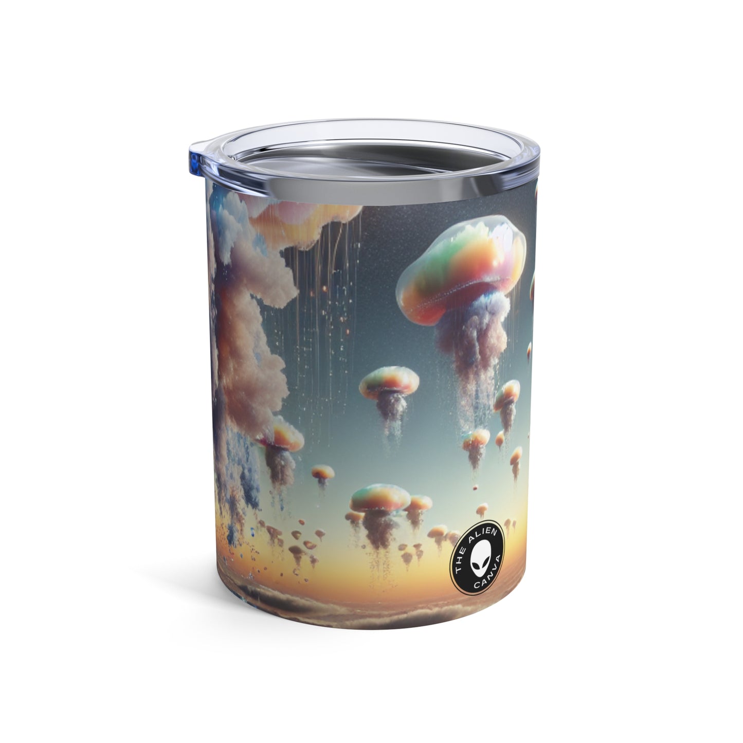 "Jellyfish Sky: A Surreal World" - The Alien Tumbler 10oz