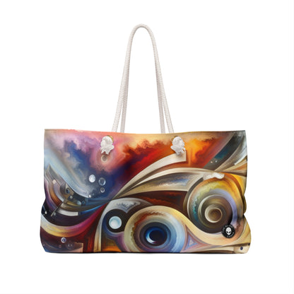 "Nature's Mechanical Symphony" - The Alien Weekender Bag Abstract Surrealism