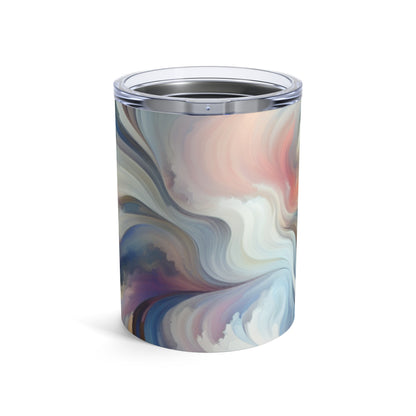 "Harmony in Nature: A Lyrical Abstraction" - The Alien Tumbler 10oz Lyrical Abstraction