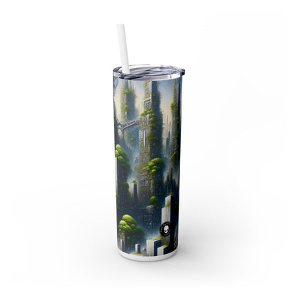 "Biodome Cityscape": vaso estrecho con pajita de 20 oz de Alien Maars®