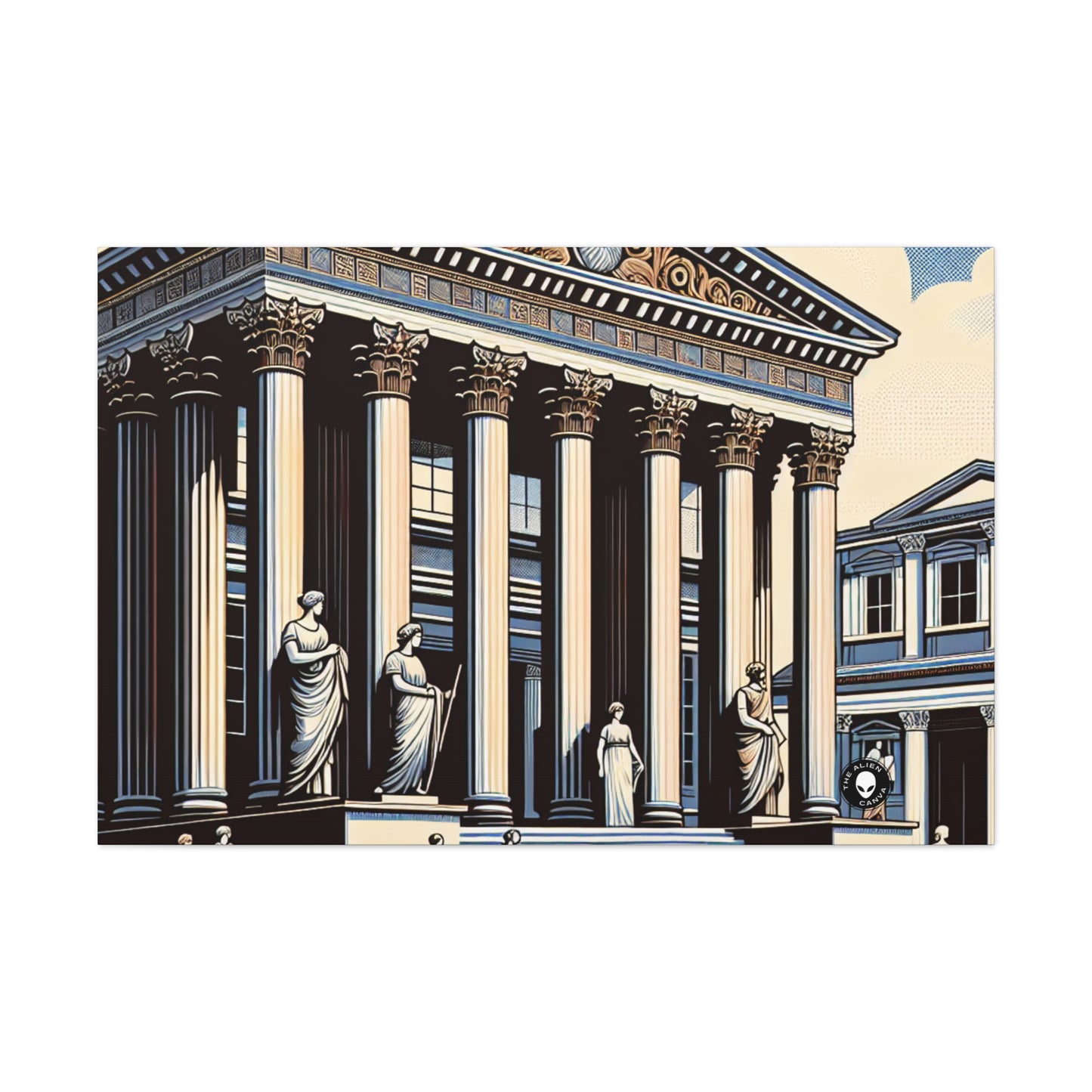 "Neoclassical Urban Elegance" - The Alien Canva Neoclassicism