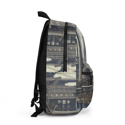 "Urban Precision: Modern Cityscape in the Style of Precisionism" - The Alien Backpack Precisionism