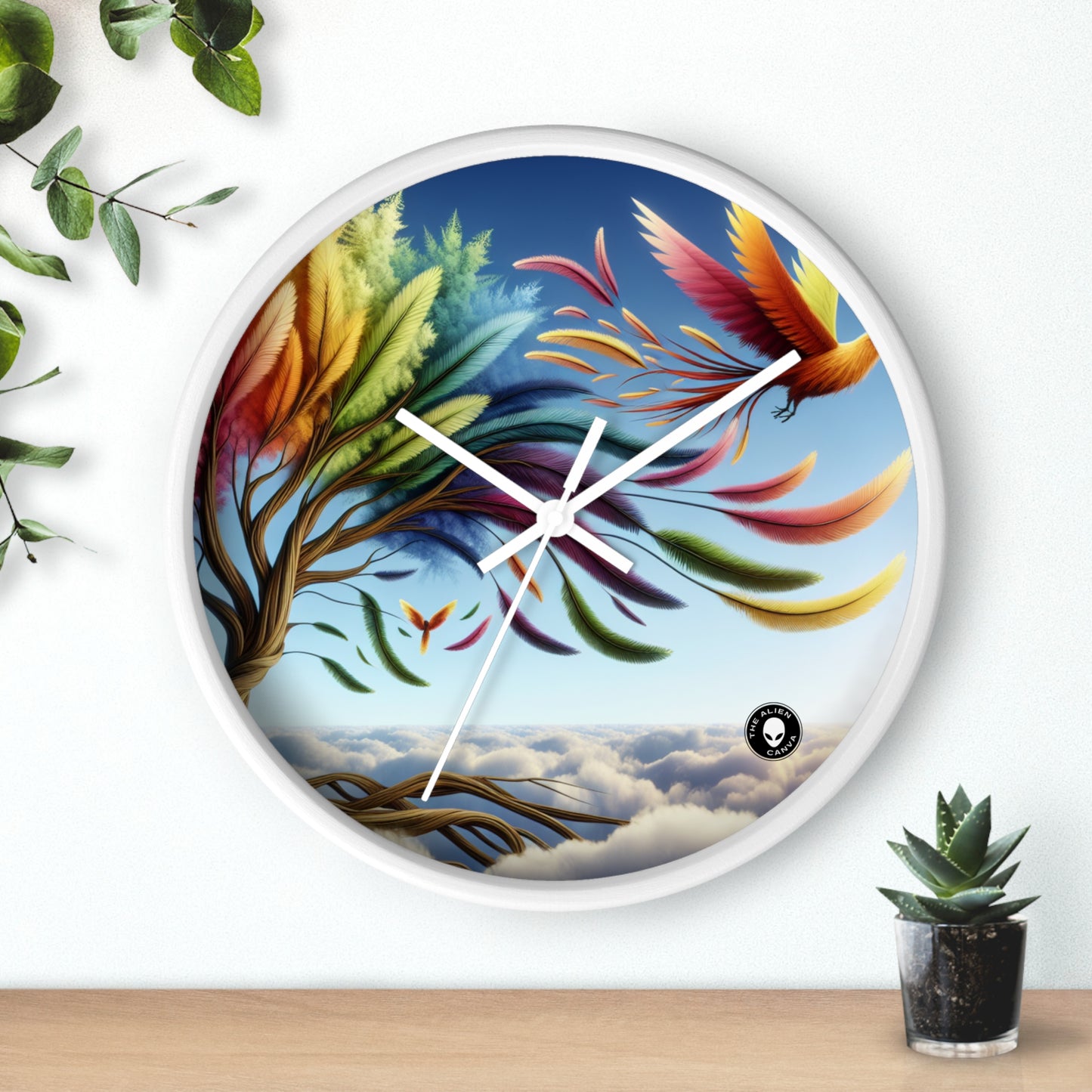 « Flore et faune fantastiques : un monde d'interrupteurs fantaisistes » – L'horloge murale Alien