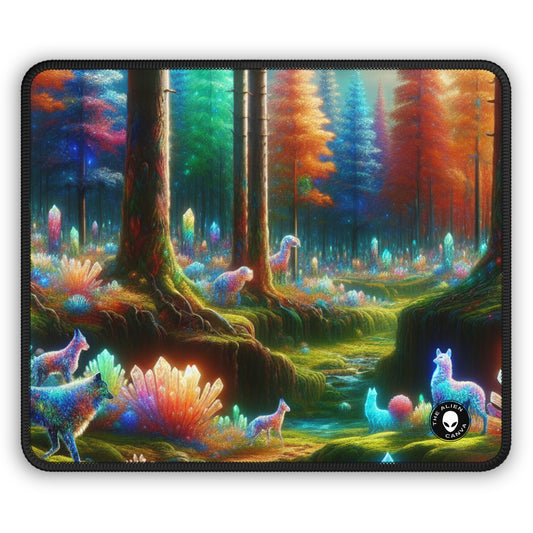 "Crystal Grove: A Fairytale Forest" - The Alien Gaming Mouse Pad