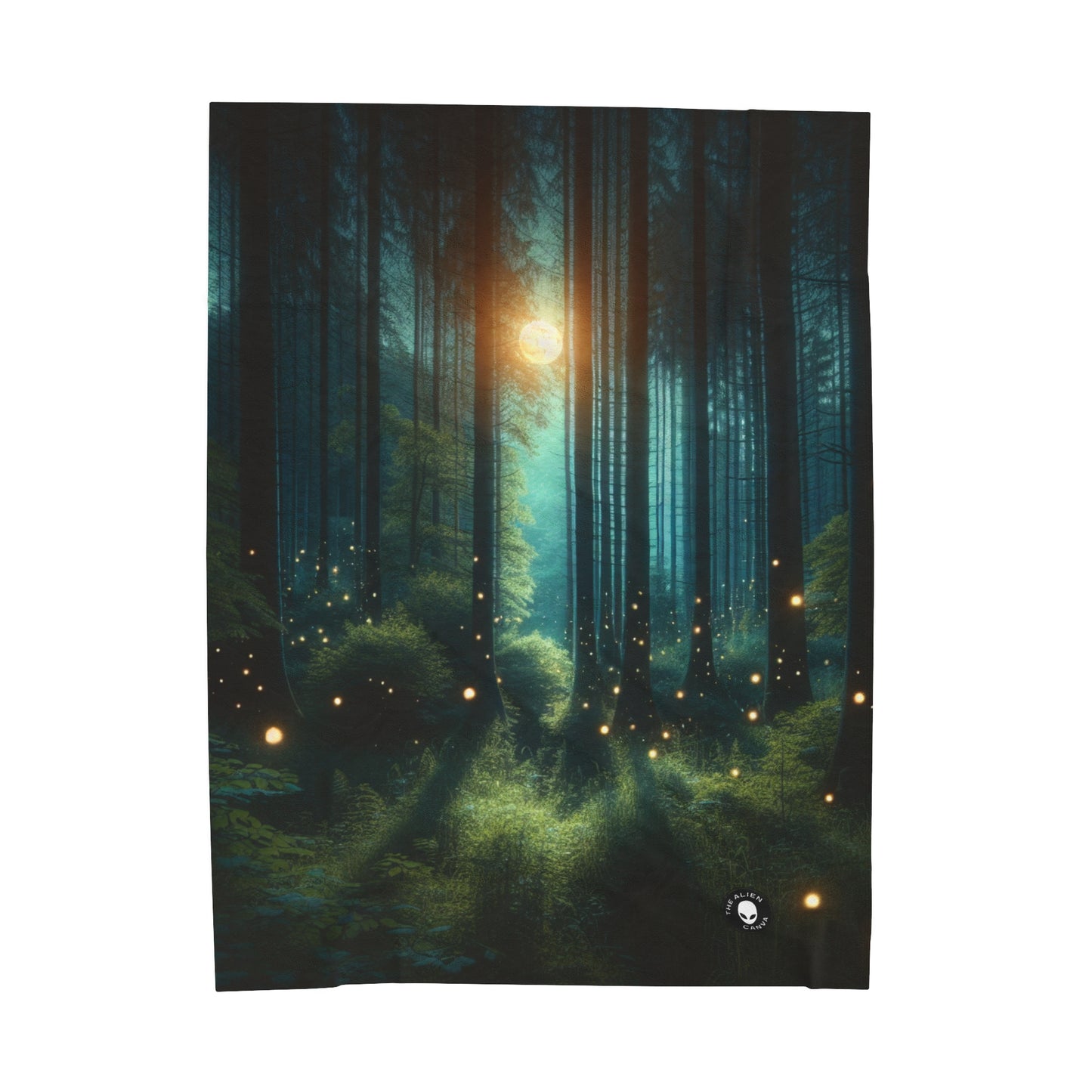 "Enchanted Night" - The Alien Velveteen Plush Blanket