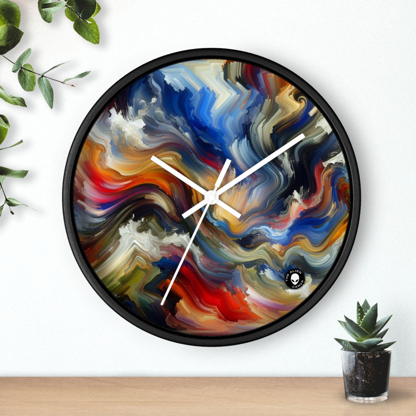 "Cacophony of Conflict" - The Alien Wall Clock Expressionism