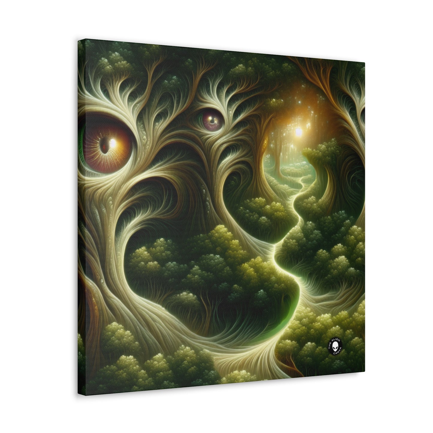 "Watchful Woods: The Path to Enchantment" - The Alien Canva