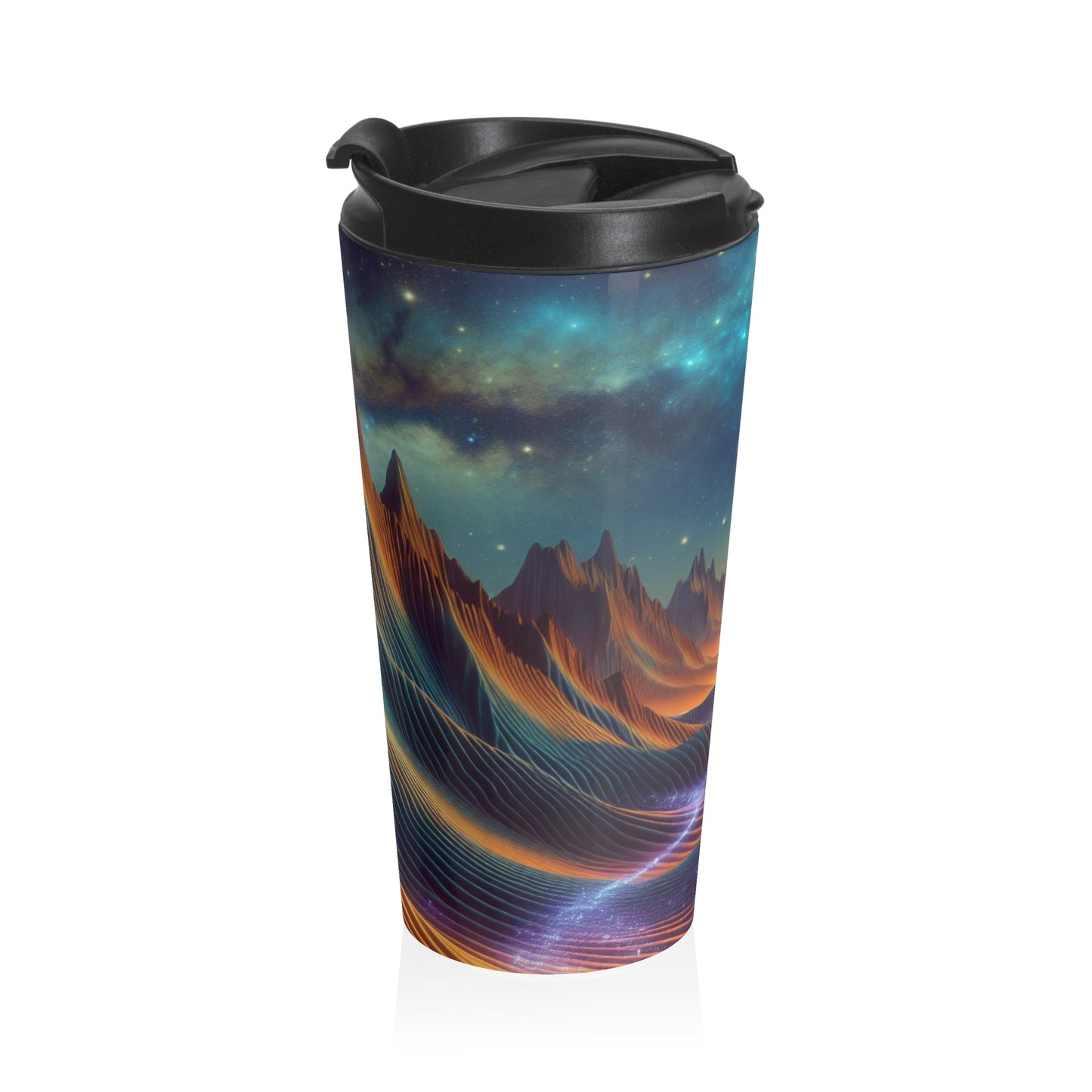 "Starry Sands of Time" - The Alien Stainless Steel Travel Mug